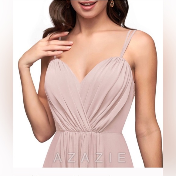 Azazie Bridesmaid Dress Cabernet - New with tags - Picture 3 of 9